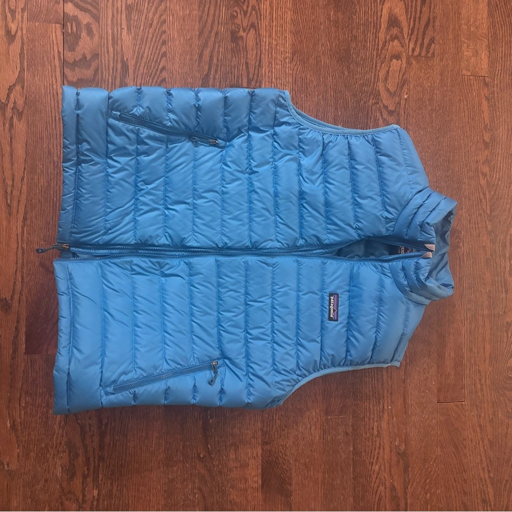 Patagonia Blue Puffer Vest